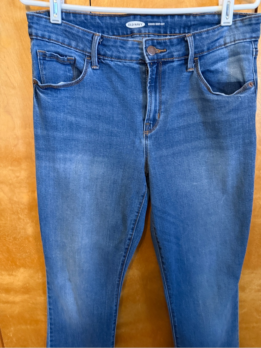 Old Navy Kicker Boot Cut Jeans medium wash women size 12 Long